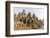 Four-Faced Towers in Prasat Bayon, Angkor Thom, Angkor, UNESCO World Heritage Site, Cambodia-Michael Nolan-Framed Photographic Print