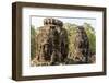 Four-Faced Towers in Prasat Bayon, Angkor Thom, Angkor, UNESCO World Heritage Site, Cambodia-Michael Nolan-Framed Photographic Print