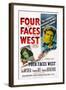 Four Faces West, from Left: Frances Dee, Charles Bickford, Joel Mccrea, Joseph Calleia, 1948-null-Framed Art Print