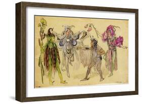 Four Fairy Costumes for "A Midsummer Night's Dream", Manchester, 1896-1903-C. Wilhelm-Framed Giclee Print