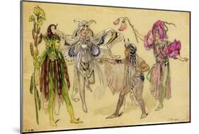 Four Fairy Costumes for "A Midsummer Night's Dream", Manchester, 1896-1903-C. Wilhelm-Mounted Giclee Print