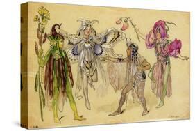 Four Fairy Costumes for "A Midsummer Night's Dream", Manchester, 1896-1903-C. Wilhelm-Stretched Canvas