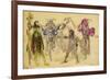 Four Fairy Costumes for "A Midsummer Night's Dream", Manchester, 1896-1903-C. Wilhelm-Framed Giclee Print