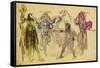 Four Fairy Costumes for "A Midsummer Night's Dream", Manchester, 1896-1903-C. Wilhelm-Framed Stretched Canvas