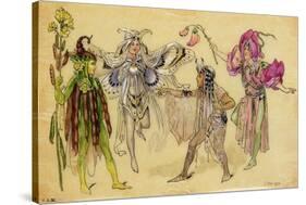 Four Fairy Costumes for "A Midsummer Night's Dream", Manchester, 1896-1903-C. Wilhelm-Stretched Canvas