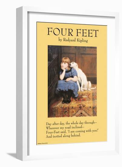 Four Feet-null-Framed Art Print