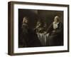 Four Figures at a Table, C. 1643-Louis Le Nain-Framed Giclee Print