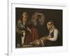 Four Figures on a Step-Bartolomé Estebàn Murillo-Framed Giclee Print