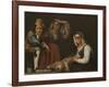 Four Figures on a Step-Bartolomé Estebàn Murillo-Framed Giclee Print