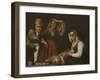 Four Figures on a Step-Bartolomé Estebàn Murillo-Framed Giclee Print