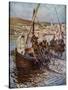 Four fishermen are called as disciples - Bible-William Brassey Hole-Stretched Canvas