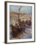 Four fishermen are called as disciples - Bible-William Brassey Hole-Framed Giclee Print