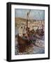 Four fishermen are called as disciples - Bible-William Brassey Hole-Framed Giclee Print