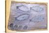 Four Fishes-Alfred Wallis-Stretched Canvas