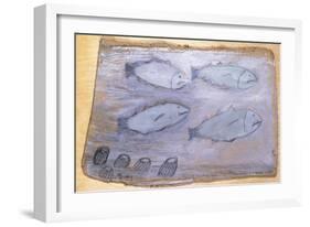 Four Fishes-Alfred Wallis-Framed Giclee Print