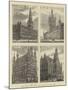 Four Flemish Town Halls, Hints for Our New Law Courts-Henry William Brewer-Mounted Giclee Print