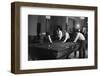 Four Friends Playing Billiards-Marisa Rastellini-Framed Premium Photographic Print