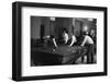 Four Friends Playing Billiards-Marisa Rastellini-Framed Photographic Print