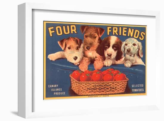 Four Friends Selected Tomatoes-null-Framed Art Print