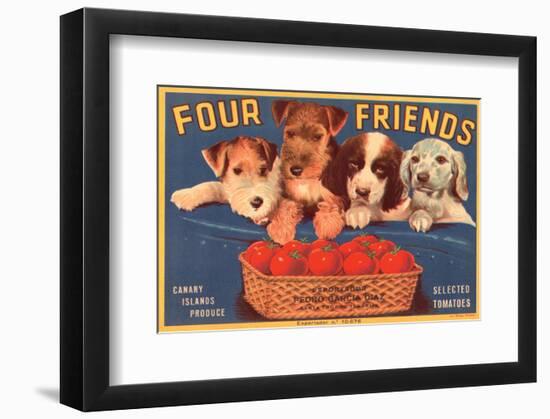 Four Friends Selected Tomatoes-null-Framed Art Print