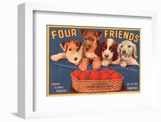 Four Friends Selected Tomatoes-null-Framed Art Print