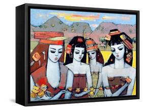 Four from Ys, 2004-Endre Roder-Framed Stretched Canvas