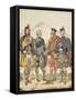 Four Gentlemen in Highland Dress, 1869-Kenneth Macleay-Framed Stretched Canvas