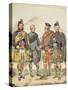 Four Gentlemen in Highland Dress, 1869-Kenneth Macleay-Stretched Canvas