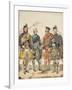 Four Gentlemen in Highland Dress, 1869-Kenneth Macleay-Framed Giclee Print