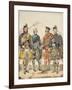 Four Gentlemen in Highland Dress, 1869-Kenneth Macleay-Framed Giclee Print