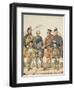 Four Gentlemen in Highland Dress, 1869-Kenneth Macleay-Framed Giclee Print