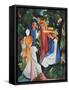 Four Girls, 1912-1913-August Macke-Framed Stretched Canvas