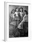 Four Girls, 19th Century-Constantin Guys-Framed Giclee Print