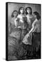 Four Girls, 19th Century-Constantin Guys-Framed Stretched Canvas