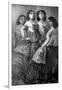 Four Girls, 19th Century-Constantin Guys-Framed Giclee Print