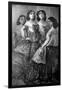 Four Girls, 19th Century-Constantin Guys-Framed Giclee Print