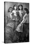 Four Girls, 19th Century-Constantin Guys-Stretched Canvas