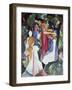 Four Girls, about 1912/13-Auguste Macke-Framed Giclee Print