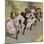 Four Girls Dancing Cancan-Bettmann-Mounted Giclee Print