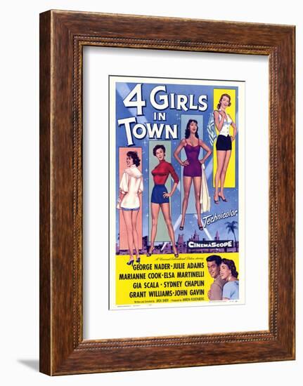 Four Girls in Town-null-Framed Photo