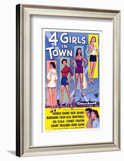 Four Girls in Town-null-Framed Photo