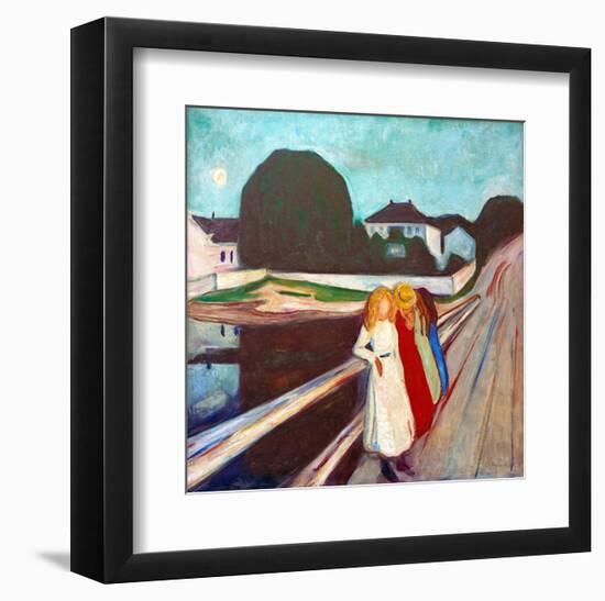 Four Girls on the Bridge, 1905-Edvard Munch-Framed Giclee Print