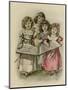 Four Girls Sing-null-Mounted Art Print