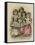 Four Girls Sing-null-Framed Stretched Canvas
