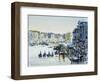 Four Gondoliers (W/C on Paper)-Laurence Fish-Framed Giclee Print