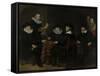 Four Governors of the Arquebusiers Civic Guard, Amsterdam-Govert Flinck-Framed Stretched Canvas