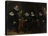 Four Governors of the Arquebusiers Civic Guard, Amsterdam-Govert Flinck-Stretched Canvas