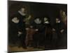 Four Governors of the Arquebusiers Civic Guard, Amsterdam-Govert Flinck-Mounted Art Print