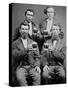 Four Guys and their Mugs of Beer, Ca. 1880-null-Stretched Canvas