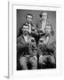 Four Guys and their Mugs of Beer, Ca. 1880-null-Framed Premium Photographic Print
